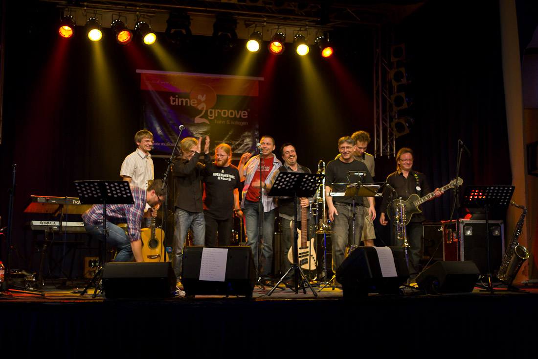 Die time2groove - Lehrerband